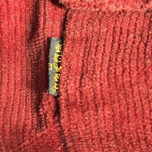 Levi's Vintage Rust Color Corduroy Jeans 1960's - Picture 6 of 6